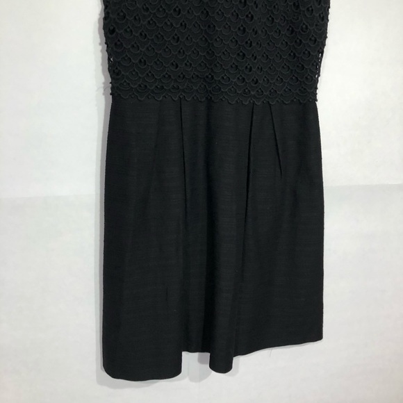 LOFT Black Lace Bodice Sleeveless Dress - Picture 2 of 9
